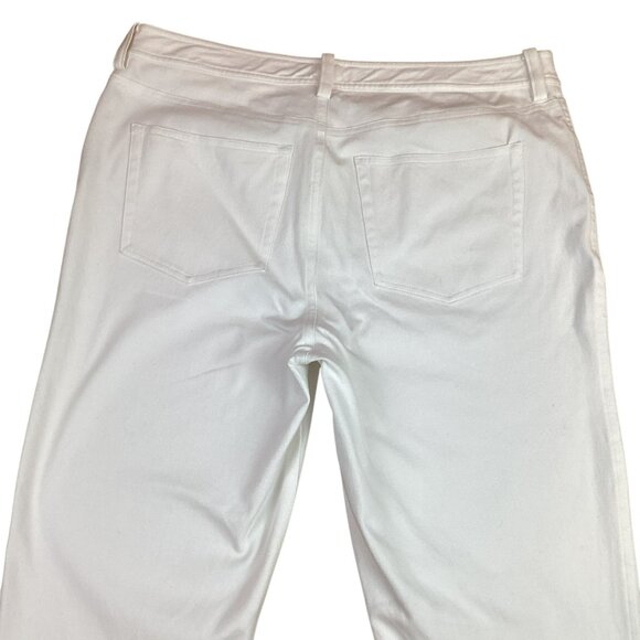 Lauren Ralph Lauren Womens 10 Straight Leg White Jeans - Picture 6 of 12